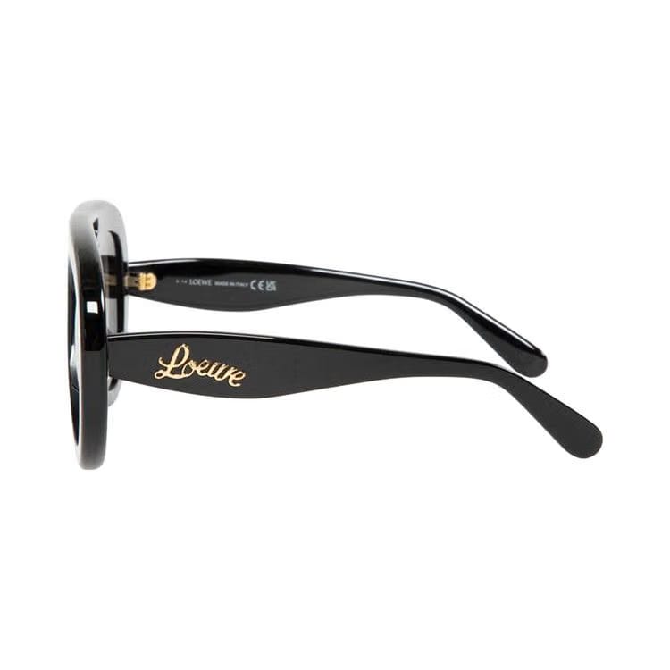 Loewe Curvy Sunglasses Shiny Black/Gradient Smoke