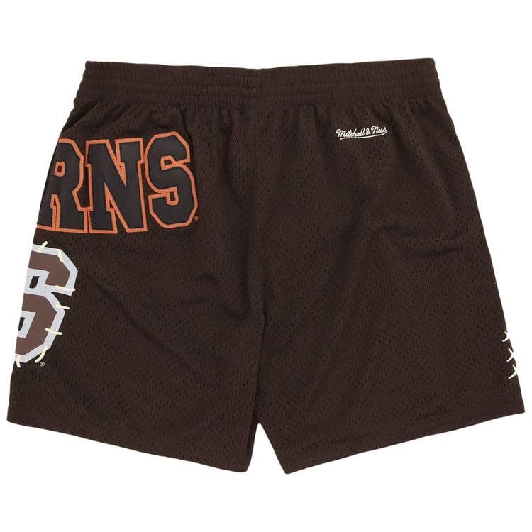 Cactus Jack by Travis Scott x Mitchell & Ness University Of Texas Shorts Brown