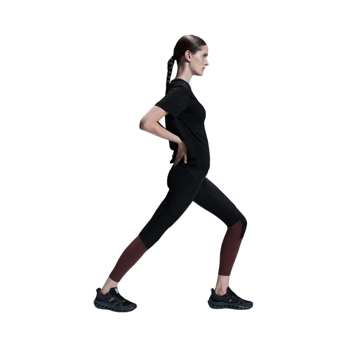 On Trek Tight Black Mulberry