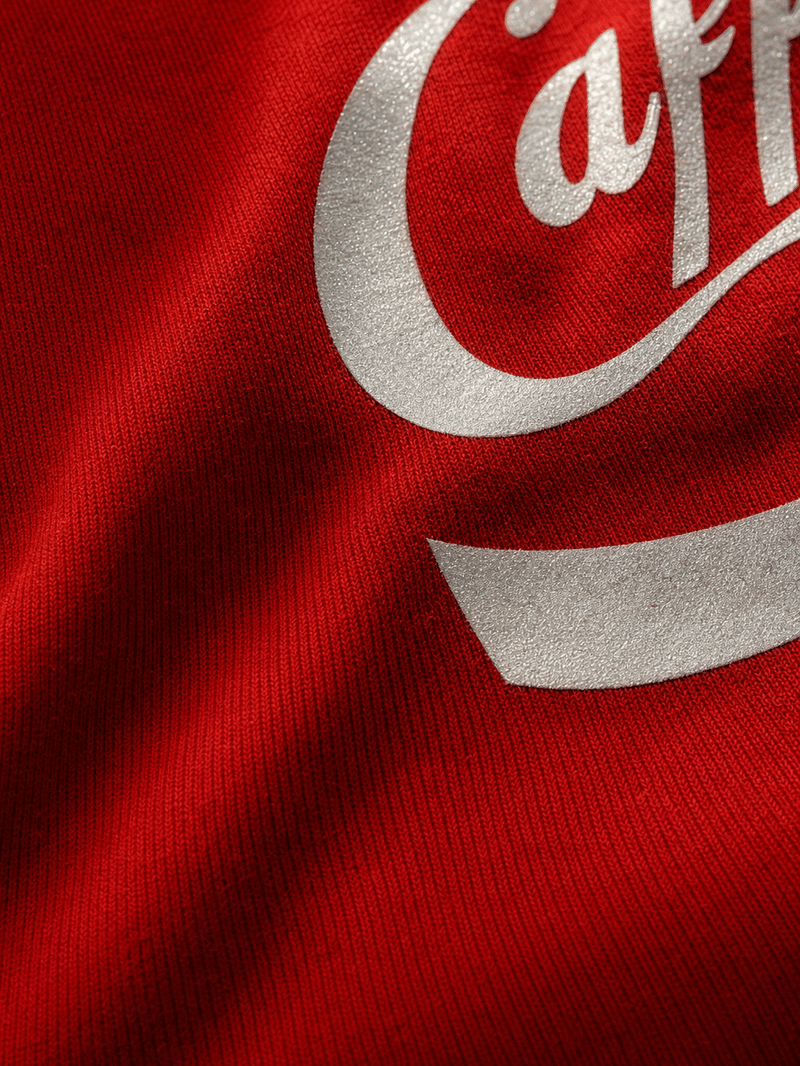 Myugen Caffeine Oversized T-Shirt Red