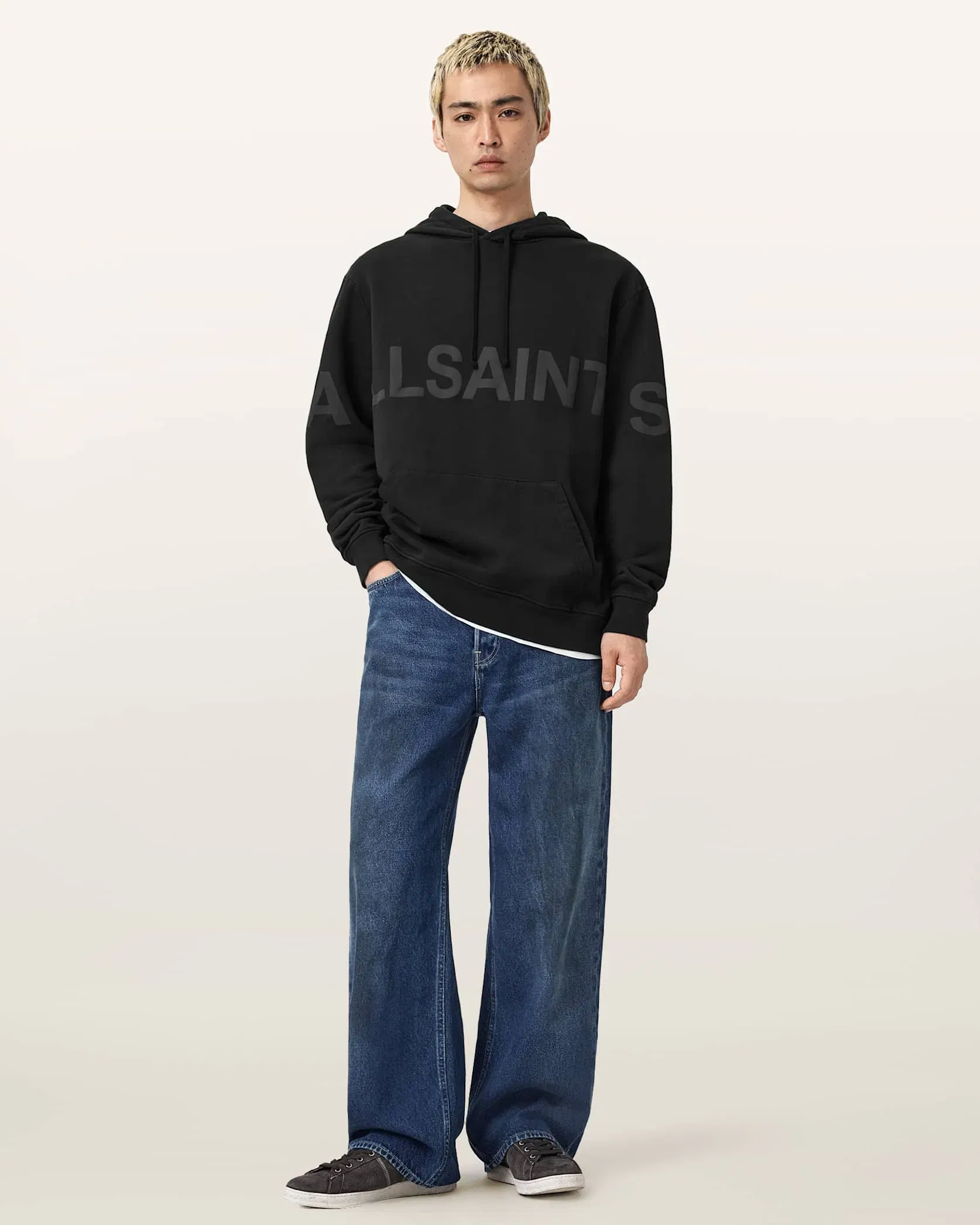 Biggy Relaxed Fit Logo Print Hoodie
