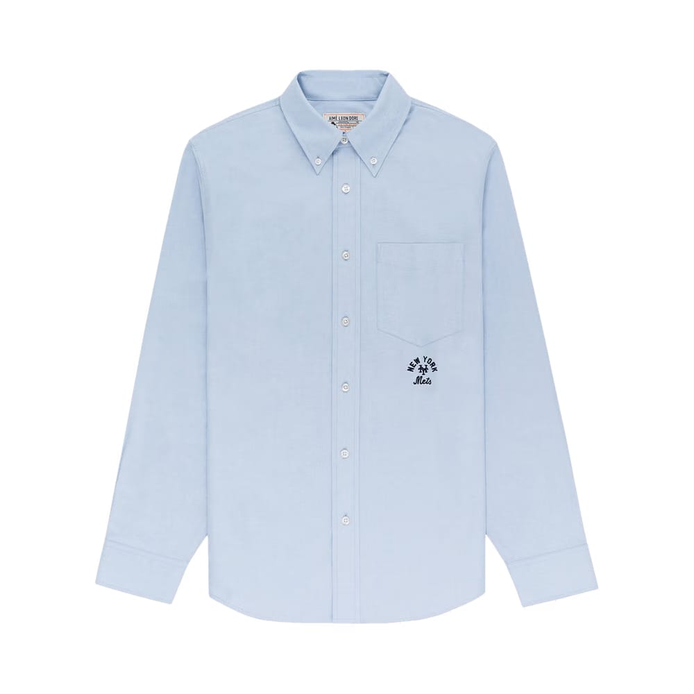 Aimé Leon Dore x New York Mets Oxford Shirt Oxford Blue