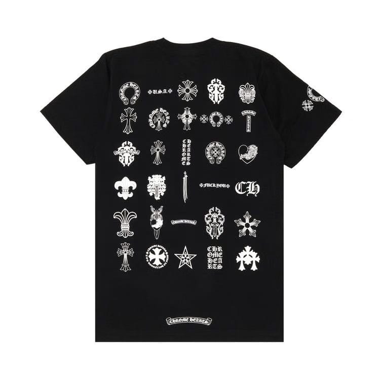 Chrome Hearts Multi Logo T-Shirt Black