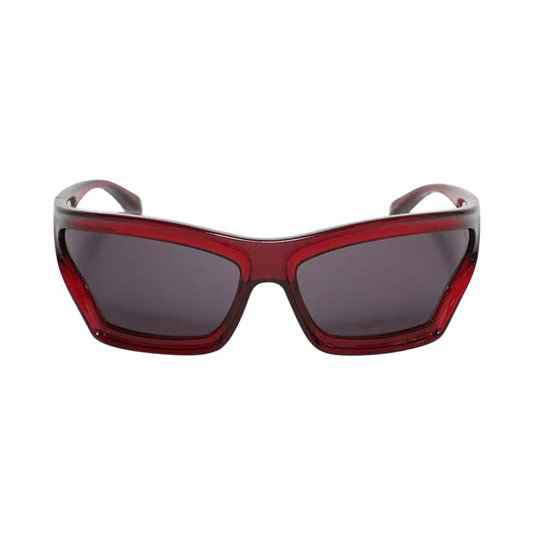Loewe Arch Mask Sunglasses Shiny Red/Smoke