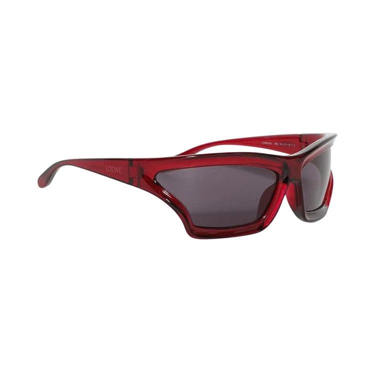 Loewe Arch Mask Sunglasses Shiny Red/Smoke