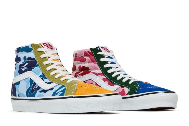 Vans Sk8-Hi DX Bape Multi Camo
