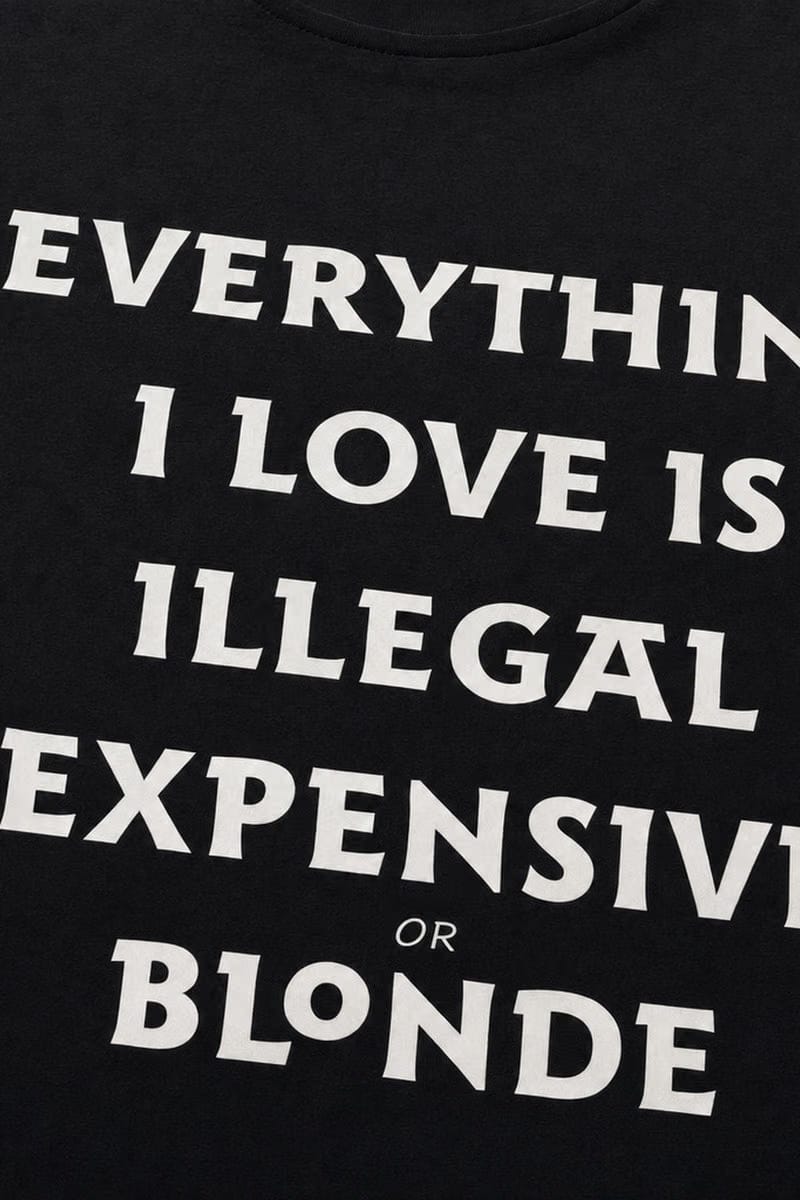Forfksake Everything I Love Black T-Shirt