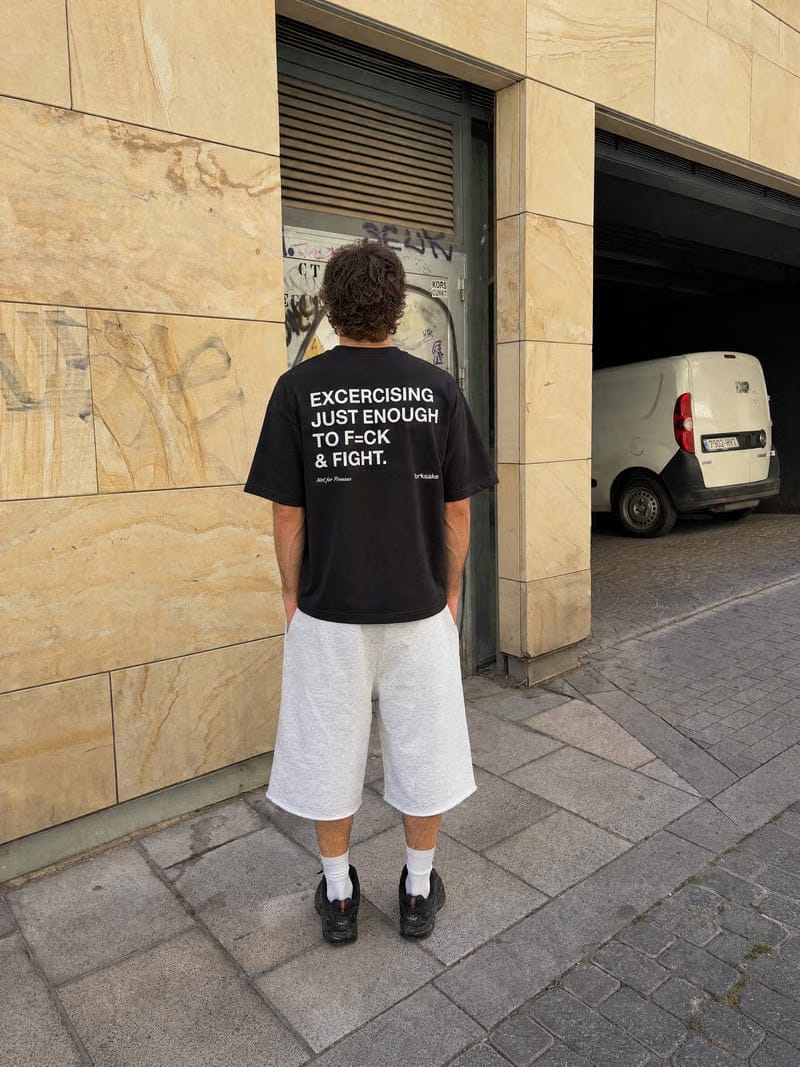 Forfksake Exercising Black T-Shirt