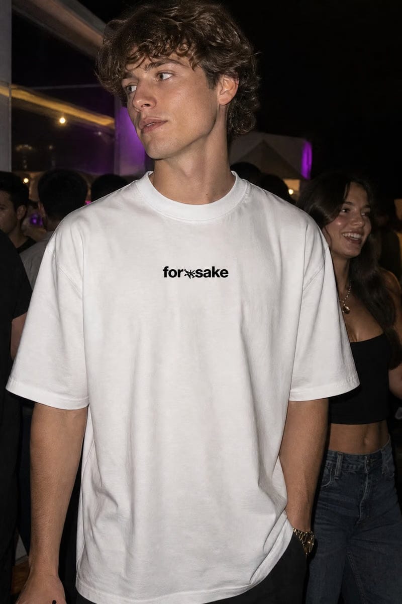Forfksake Exercising White T-Shirt