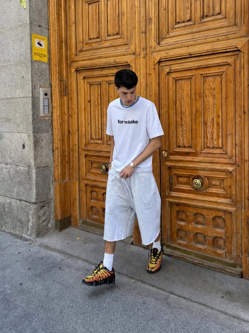 Forfksake Exercising White T-Shirt