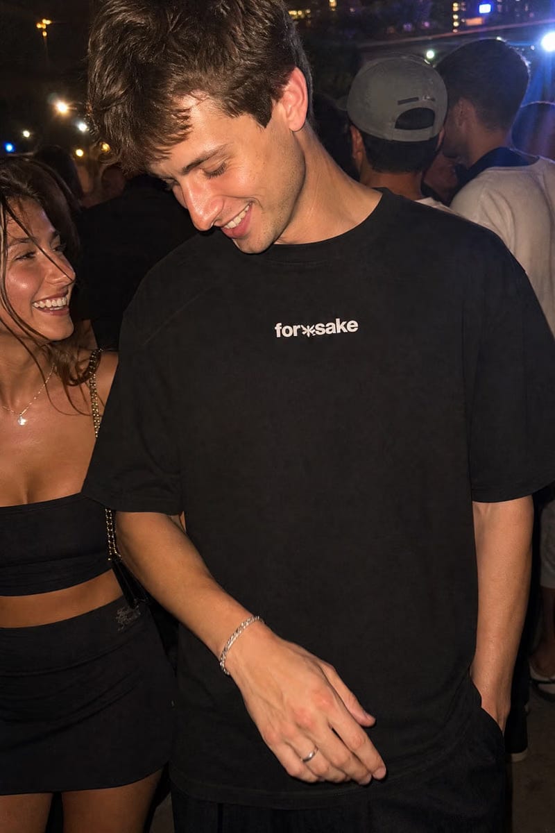 Forfksake Fall In Love With Your Problems Black T-Shirt