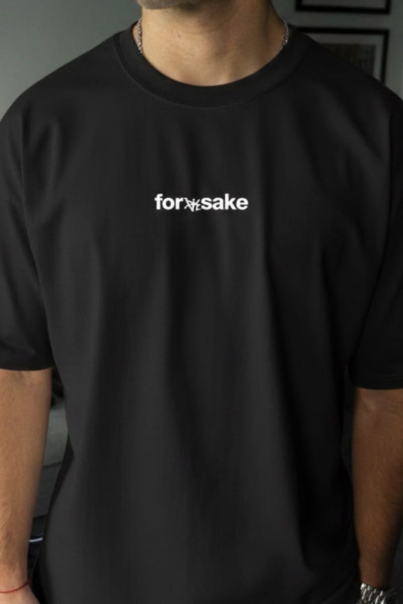 Forfksake Fall In Love With Your Problems Black T-Shirt