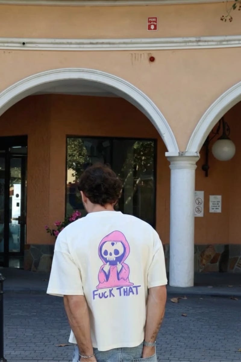 Forfksake Ghost Fuck That White T-Shirt