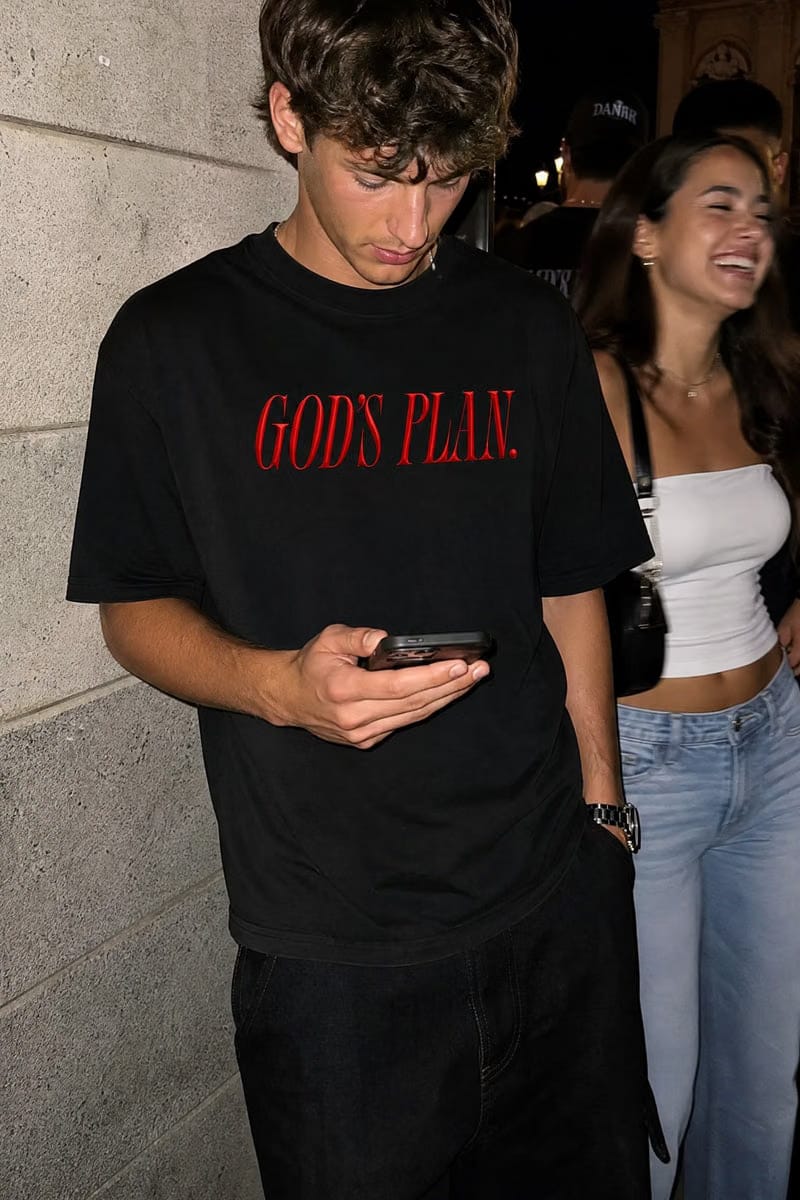 Forfksake God's Plan Black T-Shirt