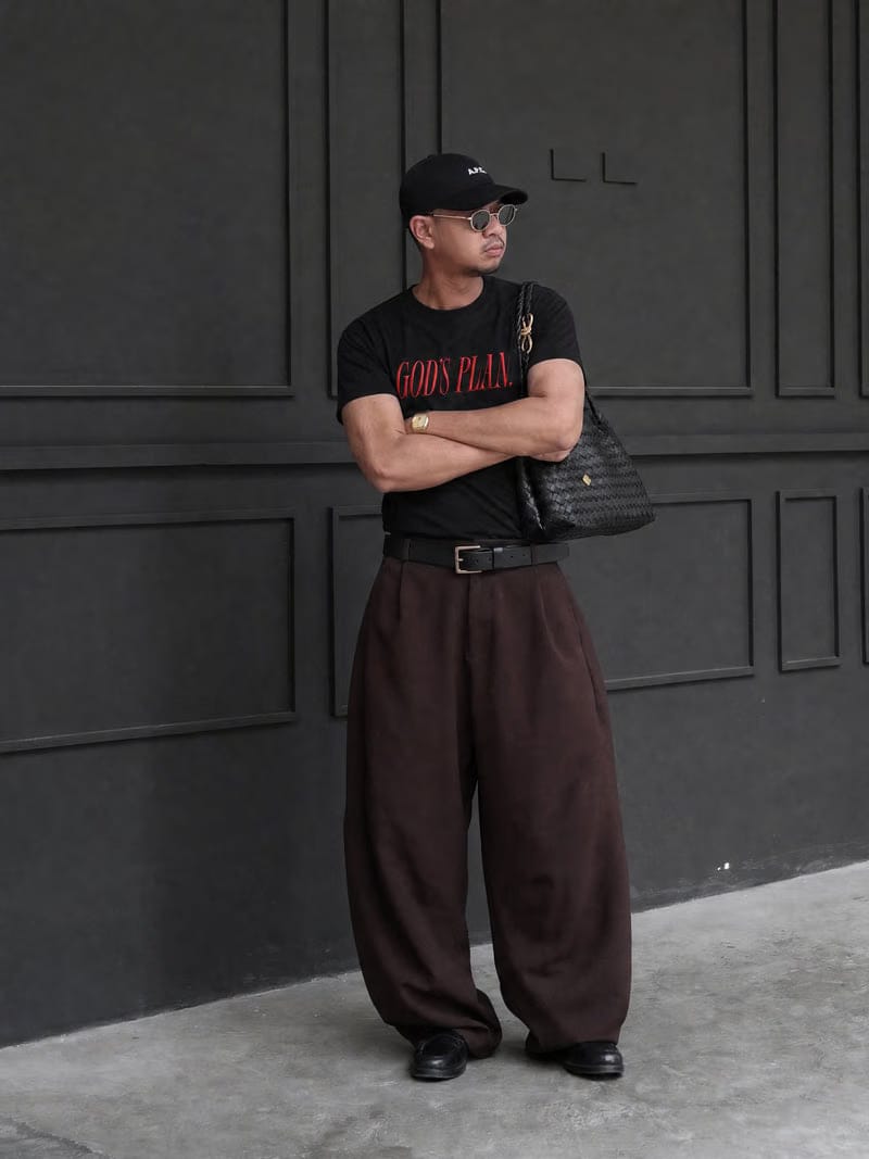 Forfksake God's Plan Black T-Shirt