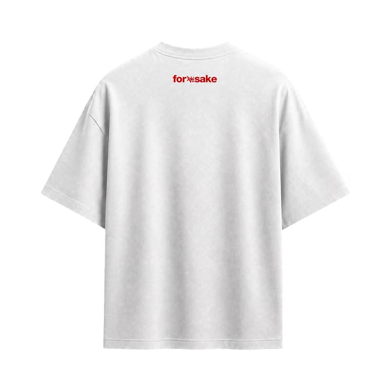 Forfksake God's Plan White T-Shirt