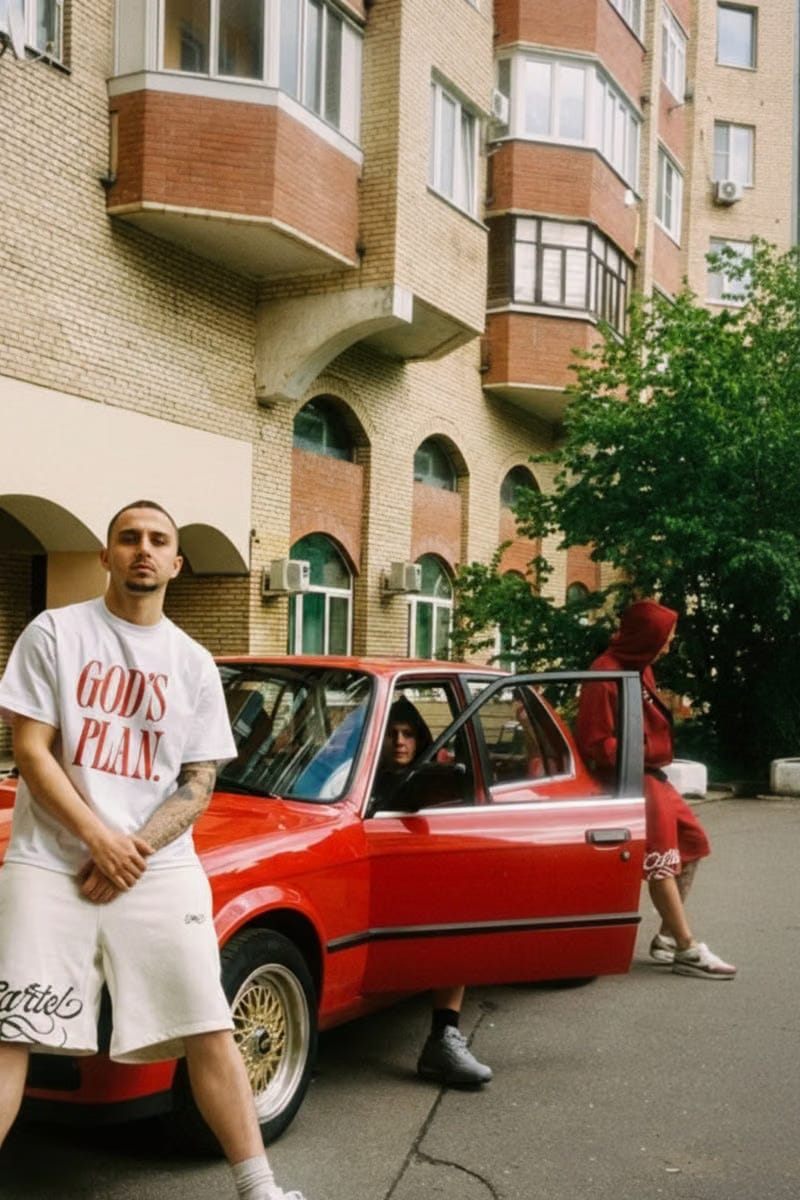 Forfksake God's Plan White T-Shirt