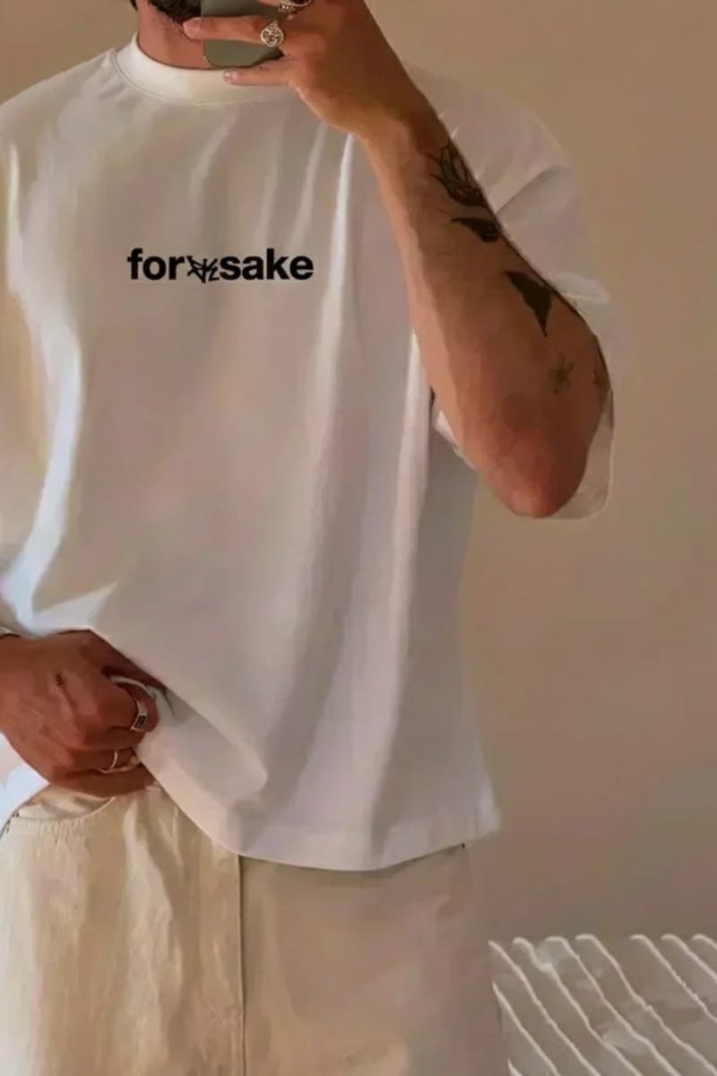 Forfksake I Like You White T-Shirt