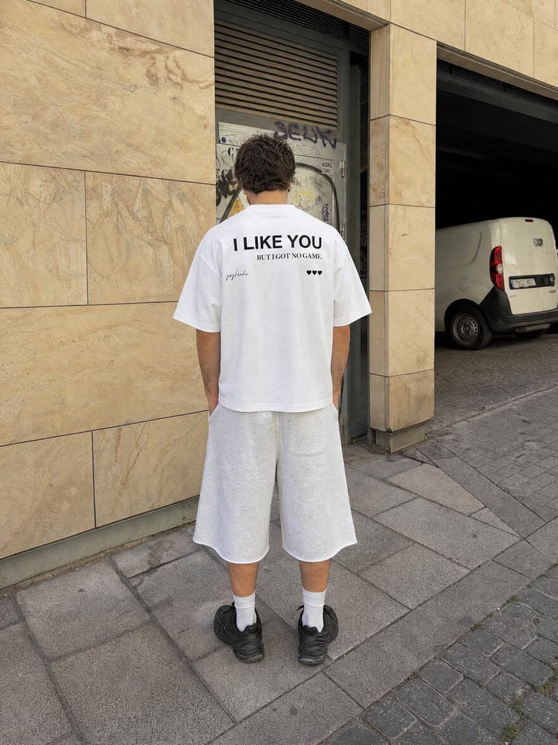 Forfksake I Like You White T-Shirt