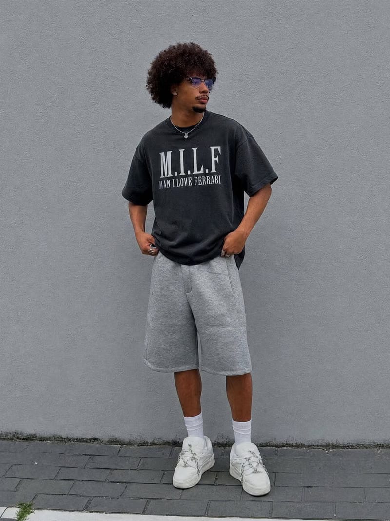 Forfksake M.I.L.F Black T-Shirt