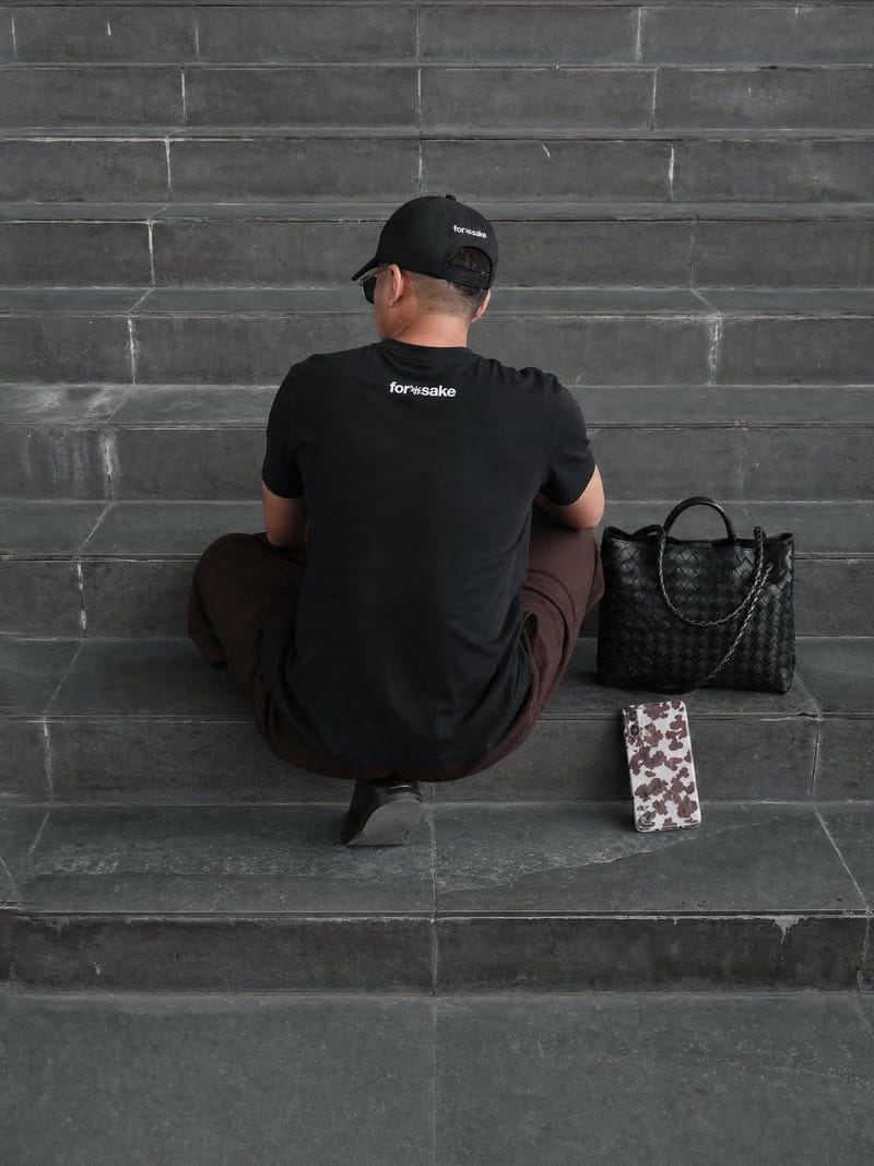 Forfksake Stay High Black T-Shirt
