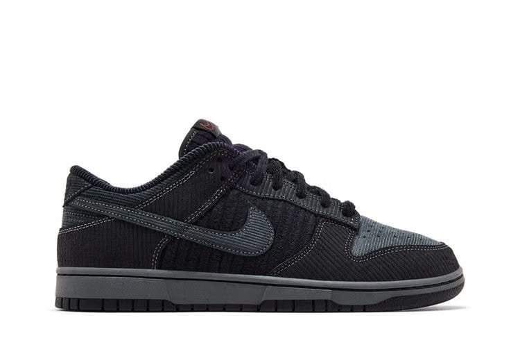 Nike Dunk Low Black Corduroy
