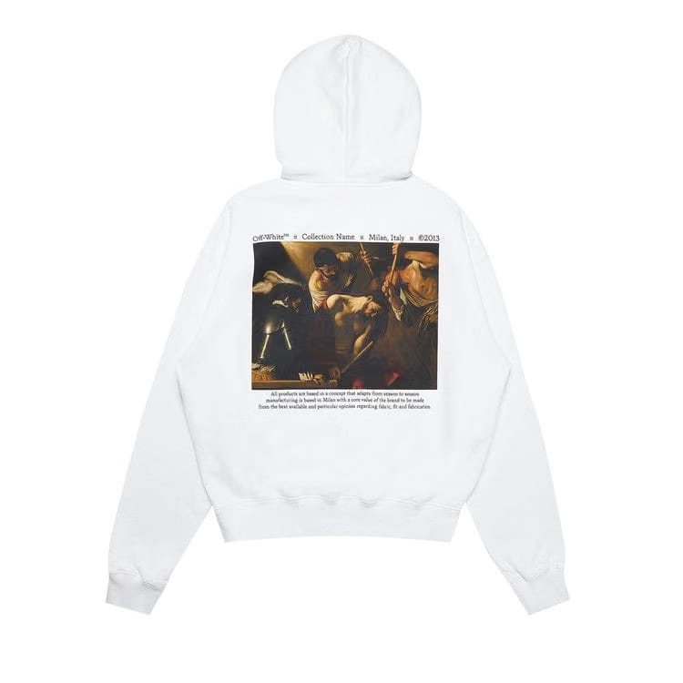 Off-White Caravaggio Crowning Over Hoodie White/Black