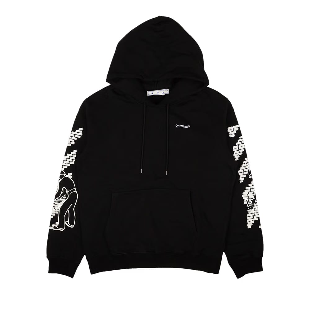 Off-White Bricks Slim Hoodie Black/White