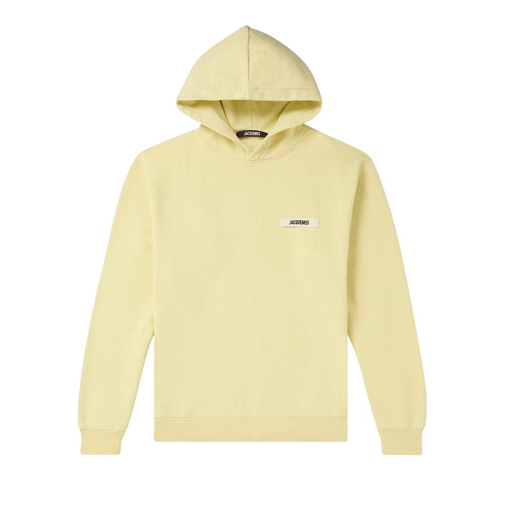 Jacquemus Le Gros Grain Hoodie Light Yellow