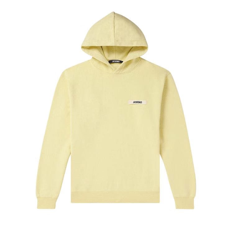 Jacquemus Le Gros Grain Hoodie Light Yellow