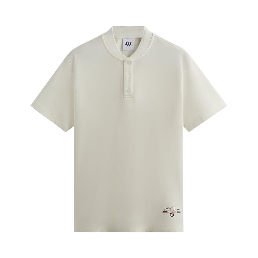 Kith For Wilson Pique Pearson Henley Pullover Cloud