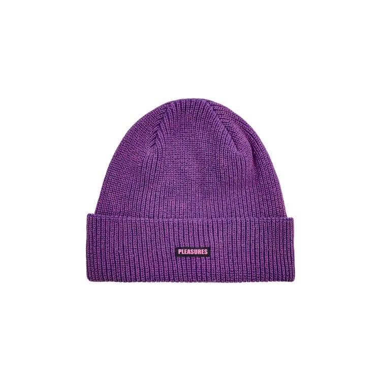 Pleasures Impact Logo Beanie Purple