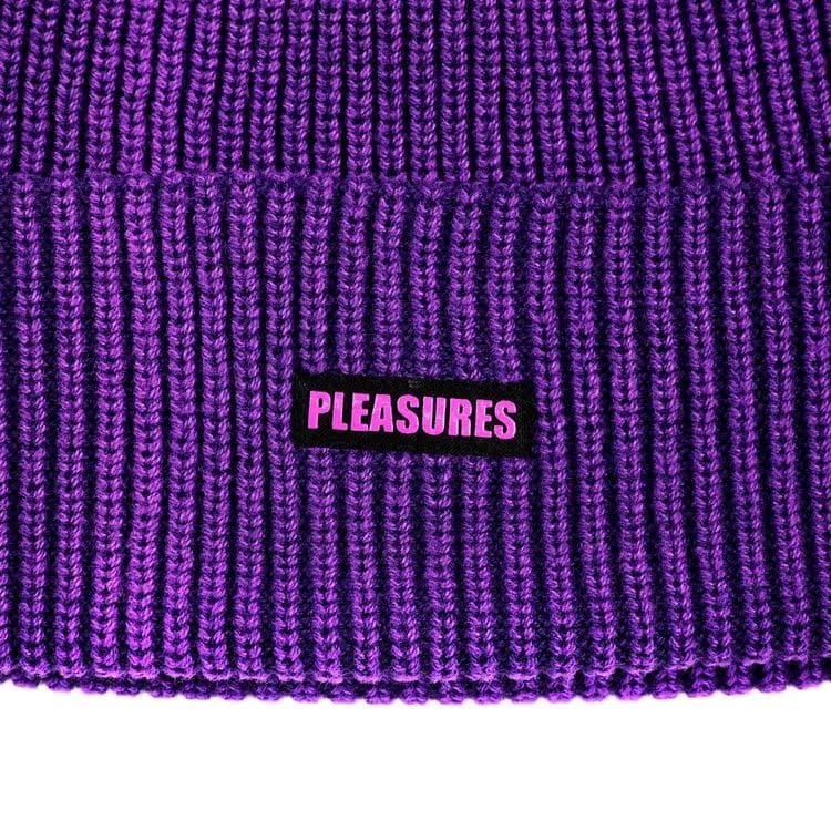 Pleasures Impact Logo Beanie Purple