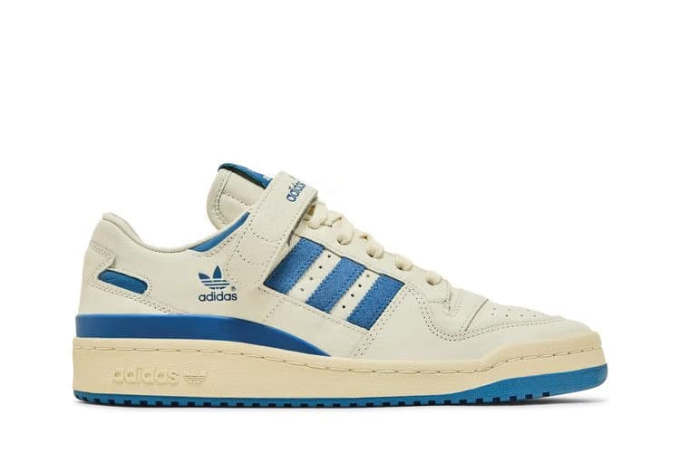 Forum 84 Low White Trace Royal