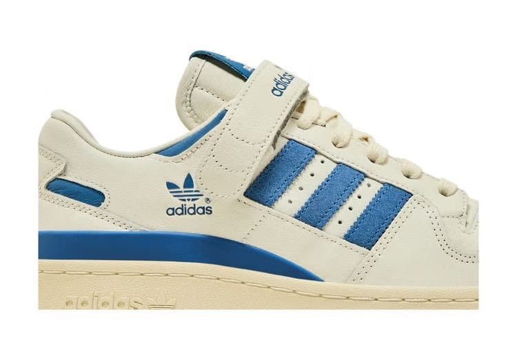 Forum 84 Low White Trace Royal