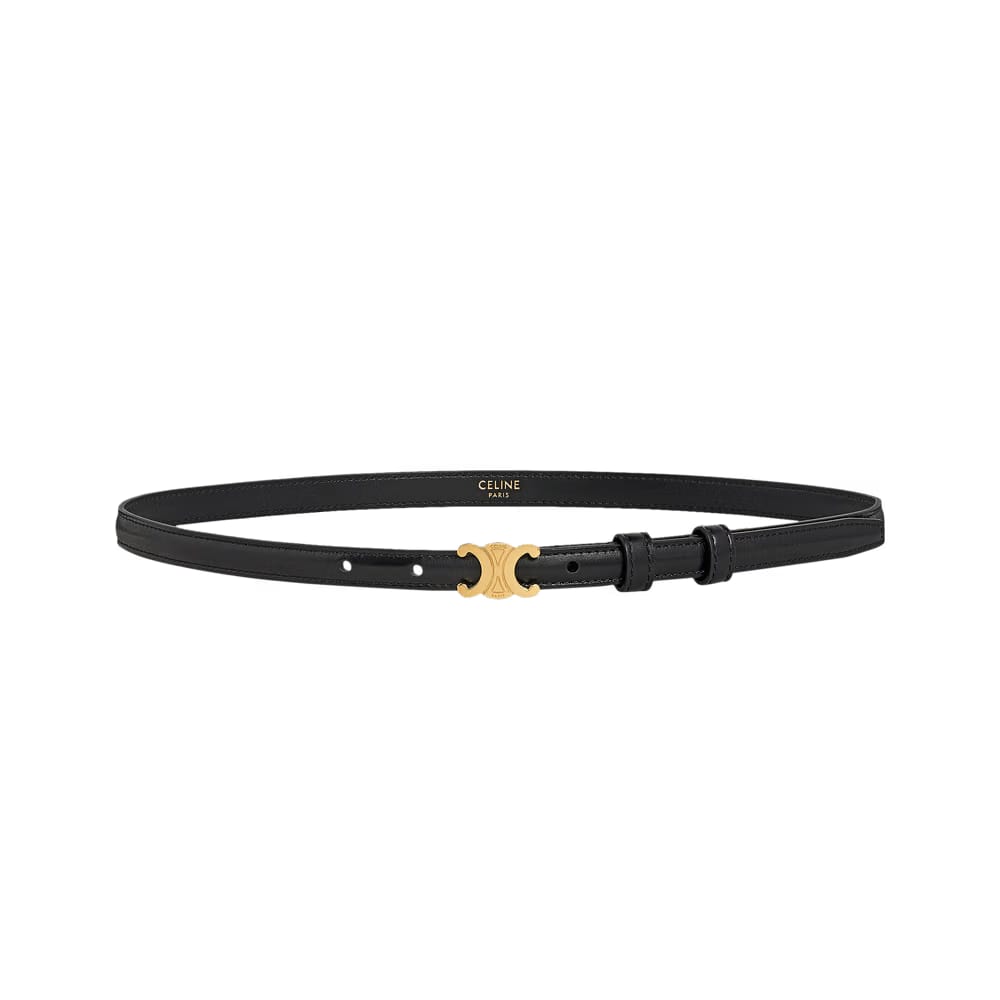 CELINE Triomphe Belt Black