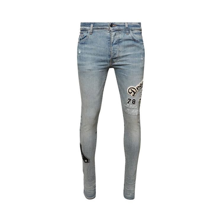 Amiri Dream Team Skinny Jean Clay Indigo