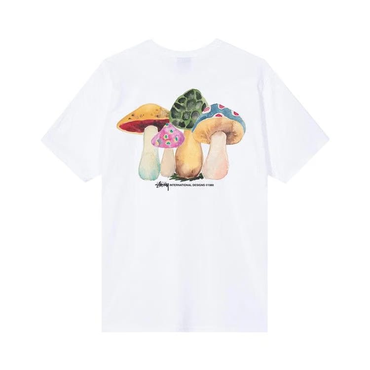 Stussy Shrooms T-Shirt White