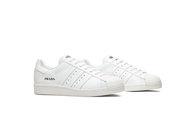 Prada x Superstar Core White Adidas Release