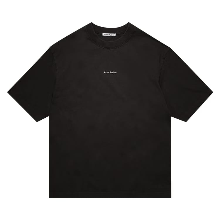 Acne Studios Reverse Logo T-Shirt Black