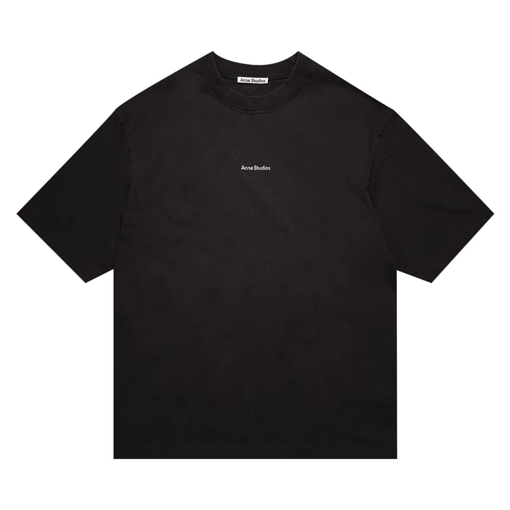 Acne Studios Reverse Logo T-Shirt Black