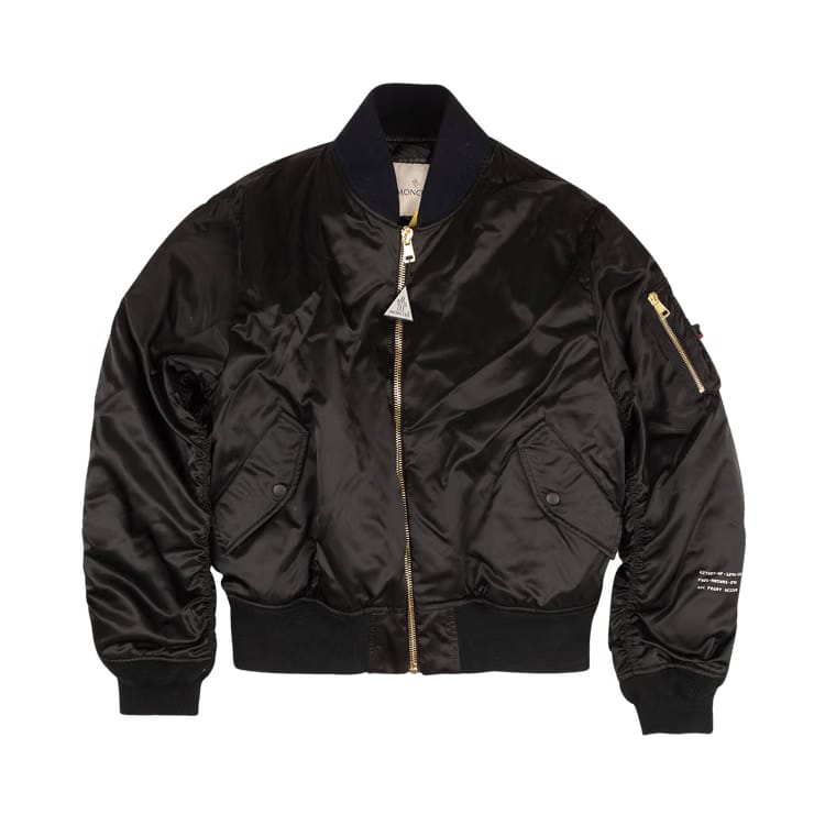 Moncler x Fragment Hiroshi Fujiwara Rassos Bomber Jacket Black