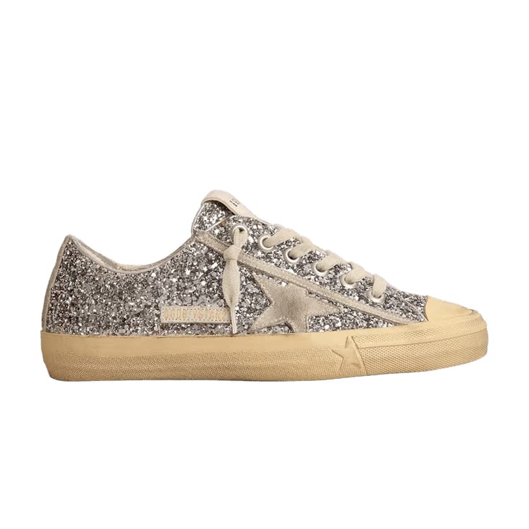 Golden Goose Wmns V-Star LTD 'Silver Ice Glitter'