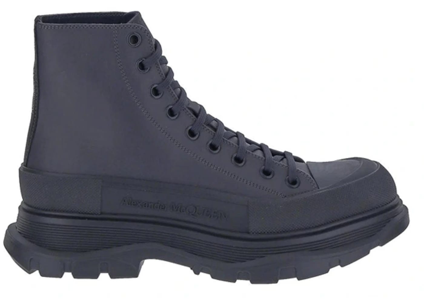 Alexander McQueen Tread Slick Boots Grey