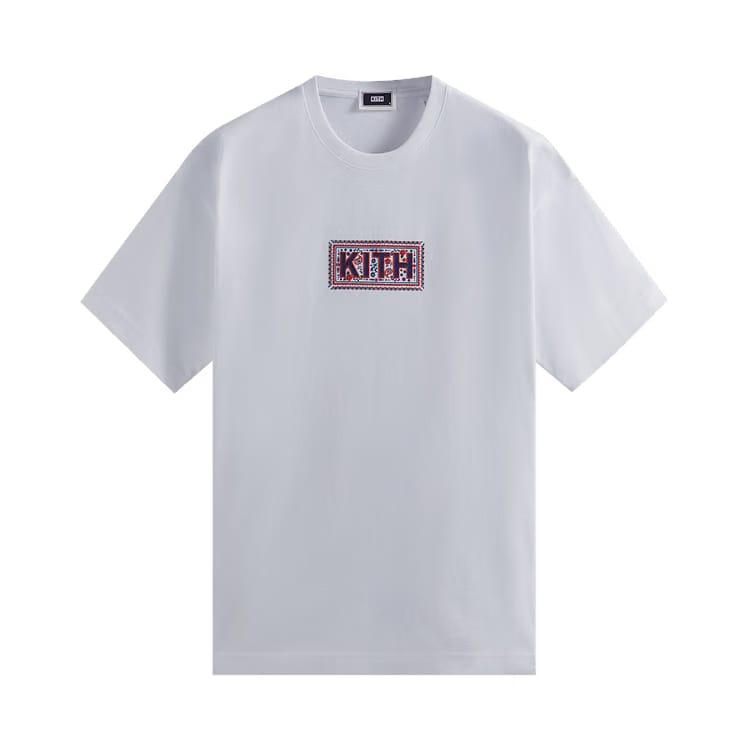 Kith Needlepoint Classic Logo T-Shirt White