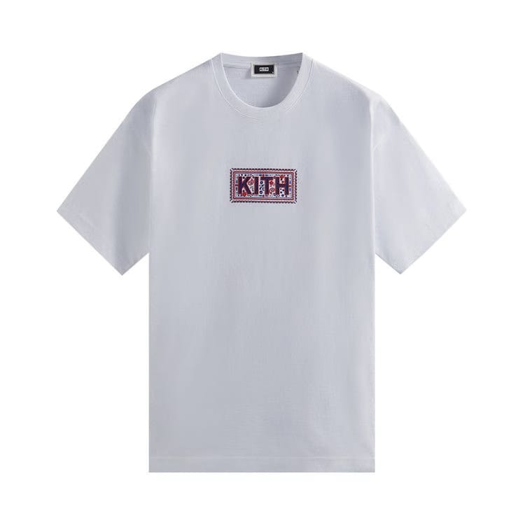 Kith Needlepoint Classic Logo T-Shirt White