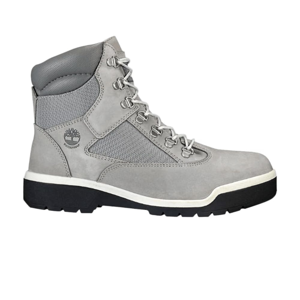 6 Inch Waterproof Field Boot Grey White