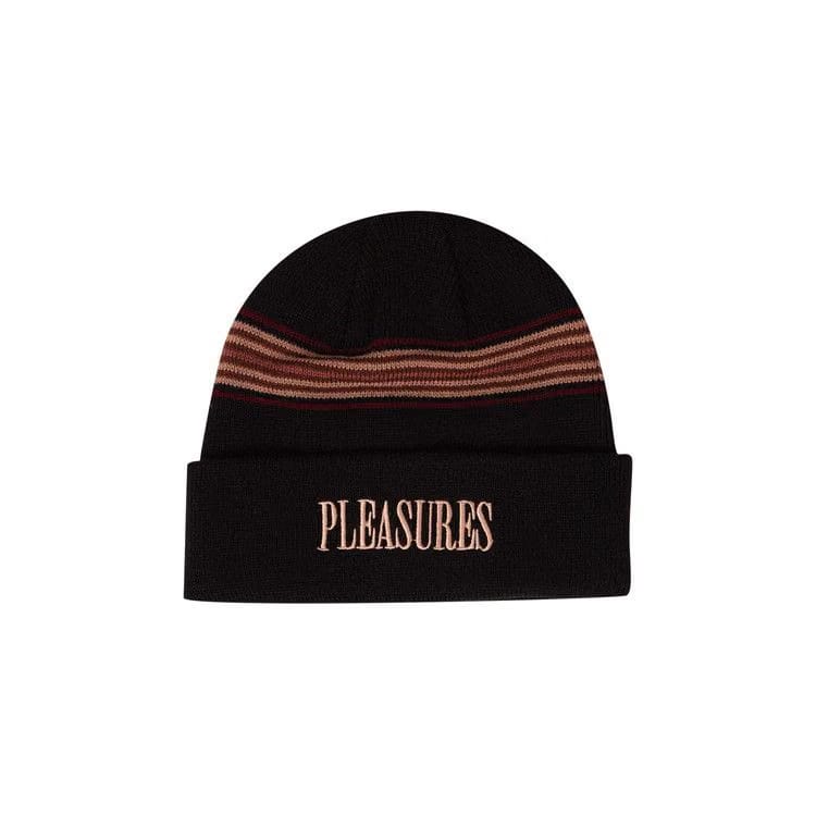 Pleasures Wander Striped Beanie Black