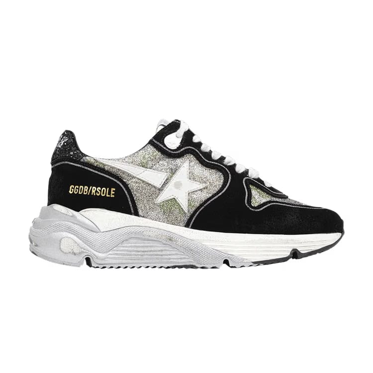 Golden Goose Wmns Running Sole 'Silver Black'