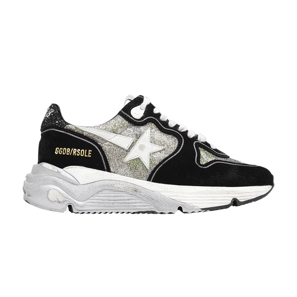 Golden Goose Wmns Running Sole 'Silver Black'